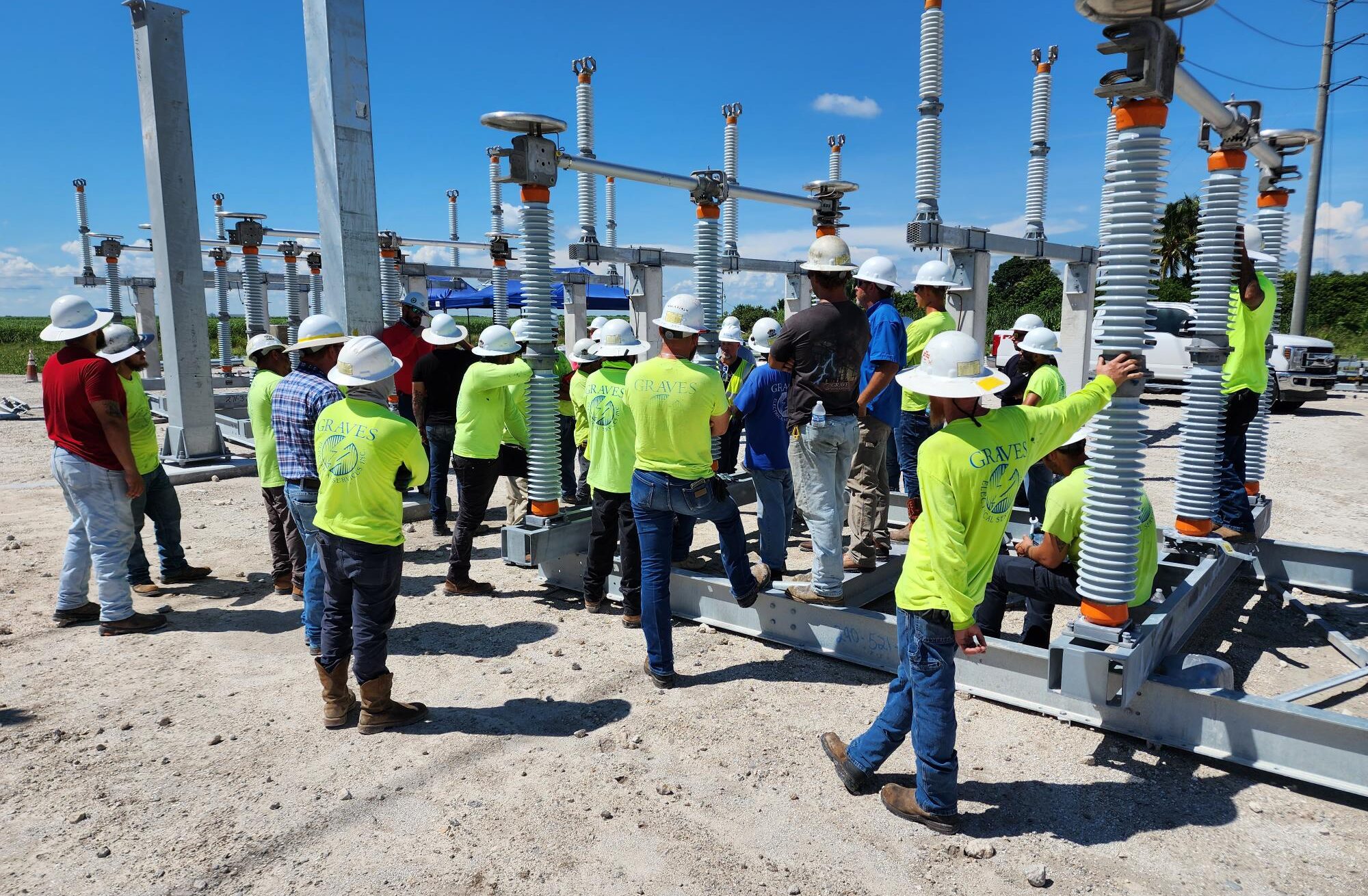 Graves Electrical Services and Pascor Atlantic perform switch training at Southbay substation